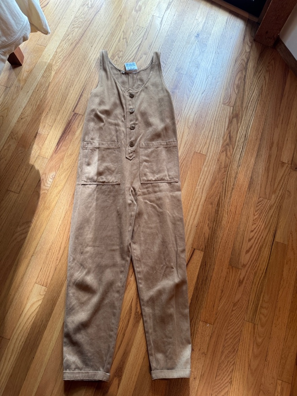 Jungmaven Tan Button-Front Jumper